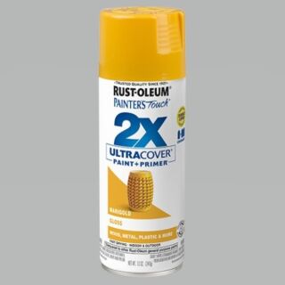 Rust-Oleum® Painter’s Touch® 2X Ultra Cover, Gloss Marigold, Spray Paint, 12 oz.