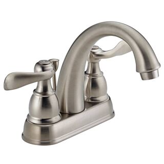 DELTA Windemere 25996LF-BN-ECO Bathroom Faucet, 2-Faucet Handle, 5-7/8 in H Spout, Brushed Nickel