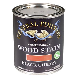 General Finishes®, Water-Based Wood Stain, Black Cherry, Quart