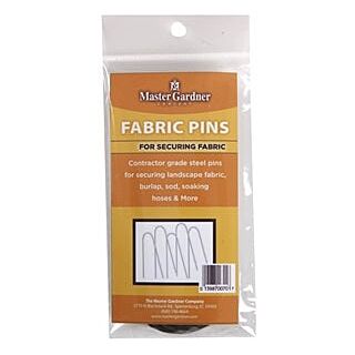Master Gardner Fabric Pins,  4 in. x 1 in., Steel, 10 Pack