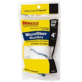 Whizz® 4 in. x 3/8 in. Nap, Microfiber Jumbo Mini Blue Stripe  Roller Cover