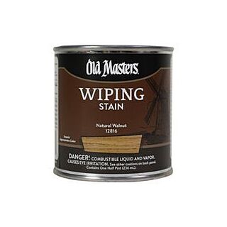 Old Masters Wiping Stain, Natural Walnut, 1/2 Pint