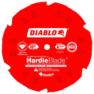 Diablo 10 in. x 6 Tooth (PCD) Fiber Cement HardieBlade