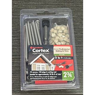 TruExterior Cortex® for Boral Trim 2-3/4 in. Screws with Plugs, 250 LF