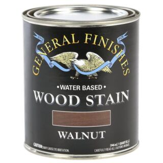 General Finishes®, Water-Based Wood Stain, Walnut, Quart