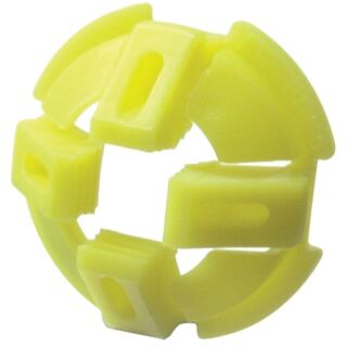 Halex 27519 Push-In Cable Connector, 3/8 in, Nylon