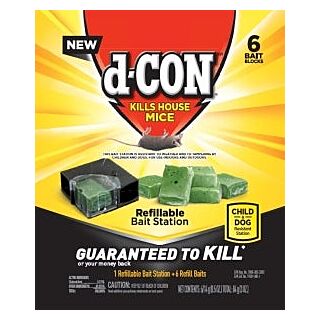 d-CON Bait Station Refill, 6 Pack