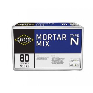 SAKRETE Mortar Mix, Type N, 80 lb.