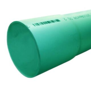 4 in. x 10 ft. SDR35 Green Sewer & Drainage Pipe, Perforated