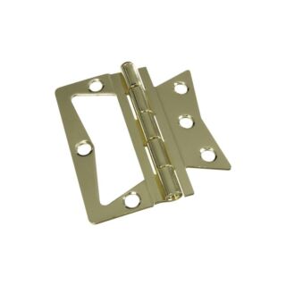 National Hardware N244-806 Door Hinge, Steel, Brass, Tight Pin, Surface Mounting