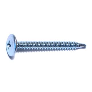 MIDWEST #8-18 x 1-5/8 in. Zinc Plated Steel Modified Phillips Truss Head Self-Drilling Screws, 65 Count