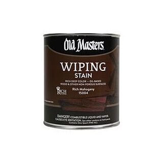 Old Masters Wiping Stain, Rich Mahogany Quart