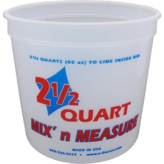 ENCORE Mix' n Measure Containter, 2 1/2 Quart