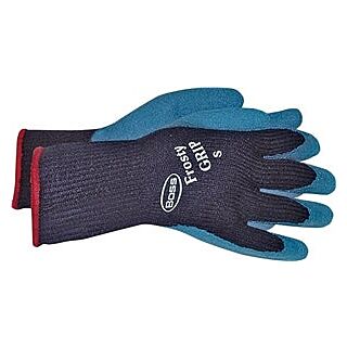 BOSS Frosty GRIP 8439L Protective Gloves, L, Knit Wrist Cuff, Acrylic Glove, Blue