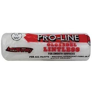 ArroWorthy® 7 in. x 1/4 in. Nap, Pro-Line Glossdel White Lintless Roller Cover
