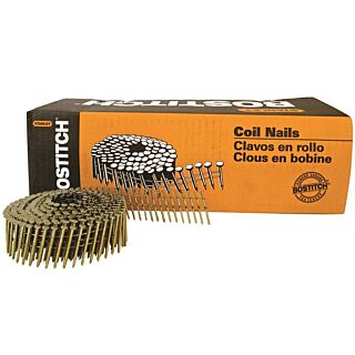 Bostitch Collated Coil 1-1/2 in., 15 degree Siding Nail, Thickcoat™ Galvanization, 4,200 Count