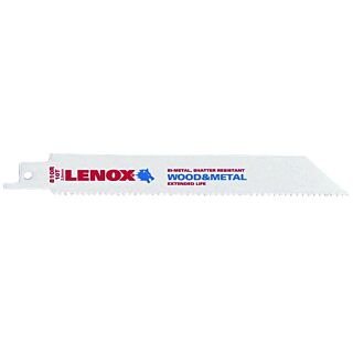 Lenox Reciprocating Saw Blade, 10 TPI, Carbide Cutting Edge, Bi-Metal, Bright