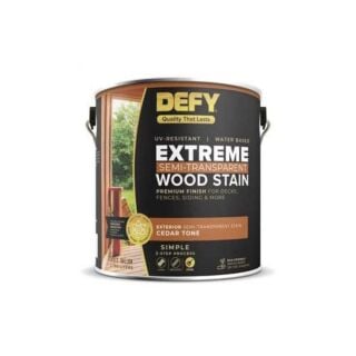 DEFY Extreme Water-based Wood Stain - Crystal Clear, Gallon