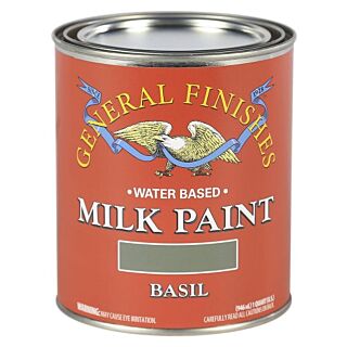 General Finishes®, Water-Based Milk Paint, Basil, Quart