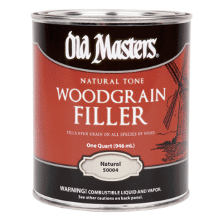 Old Masters Woodgrain Filler, Natural, Quart