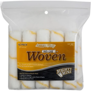 ArroWorthy 6-1/2 in. x 3/8 in. Nap, Woven Roller Cover, 10 Pack