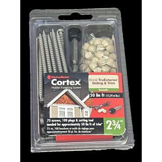 TruExterior Cortex® for Boral Trim 2-3/4 in. Screws with Plugs, 50 LF