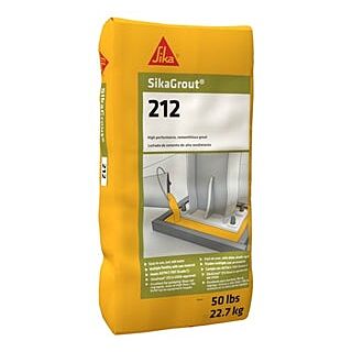 SikaGrout® 212 Cementitious Grout, Powder, Gray, 50 lb. Bag