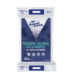 Diamond Crystal K-Life Potassium Chloride Softener Salt, 40 LB