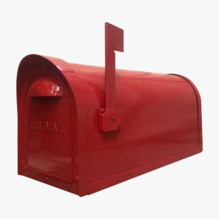 Special Lite Classic Curbside Post Mount Mailbox Red