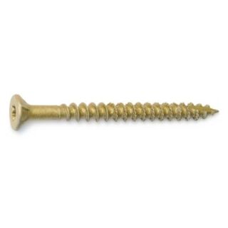 MIDWEST #12 x 2-1/2 in. Tan XL1500 Coated Steel Star Drive Bugle Head Saberdrive Deck Screws, 30 Count