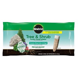 Miracle-Gro Tree & Shrub Plant Food Spikes, 12 Count