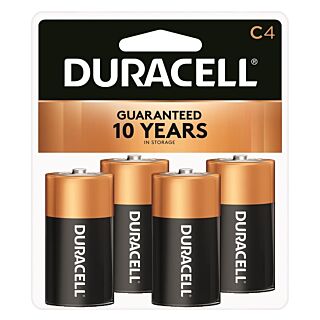 DURACELL C Alkaline Battery 4 Pack