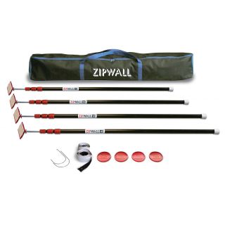 ZipWall 10' 4 Pack ZipPole