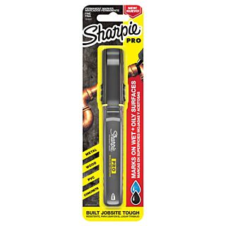 Sharpie 2018321 Permanent Marker, Chisel Black Lead/Tip