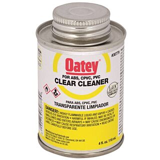 Oatey 30779 All-Purpose Pipe Cleaner, Clear, 4 oz Can