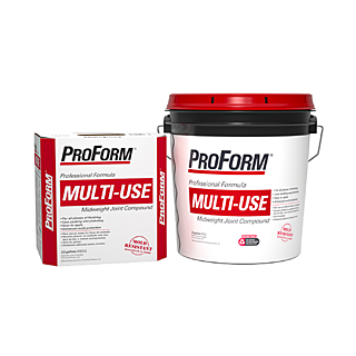 ProForm® Multi-Use Joint Compound Mid-Weight, Red Lid, 4 1/2 Gallon