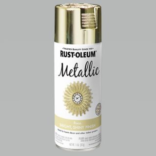 Rust-Oleum® Metallic Brass, Oil-Based, Spray Paint, 11 oz.