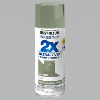 Rust-Oleum® Painter’s Touch® 2X Ultra Cover, Gloss Sage Green, Spray Paint, 12 oz.