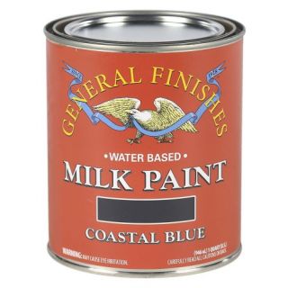 General Finishes®, Water-Based Milk Paint, Coastal Blue, Quart