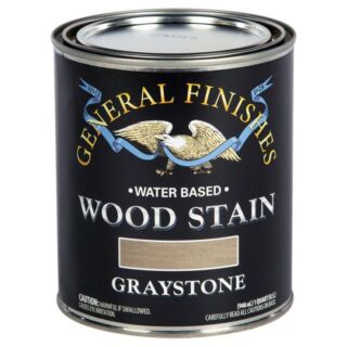 General Finishes®, Water-Based Wood Stain, Graystone, Quart