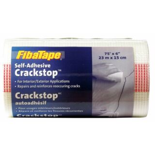 FibaTape® Crackstop Self-Adhesive Wall Repair Fabric, 6 in. x 75 ft.