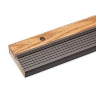 Randall Oak & Aluminum Adjustable Sill with Primed Wood Base, 3-5/8 in., 3 ft.- Brown