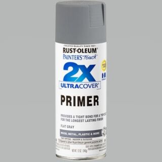 Rust-Oleum® Painter’s Touch® 2X Ultra Cover, Gray Primer, Spray Paint, 12 oz.