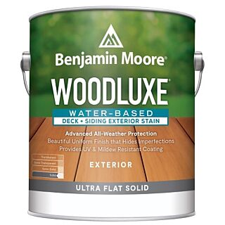 Benjamin Moore Woodluxe™ Water-Based Exterior Solid Color Siding Stain Ultra Flat