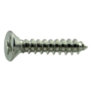MIDWEST #6 x ¾ in. Zinc Plated Steel Phillips Flat Head Wood Screws 175 Count