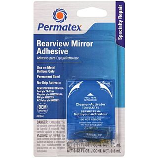 Permatex 81844 2-Part, Professional Strength Rearview Mirror Adhesive
