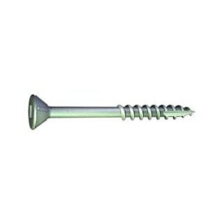 Scorpion #6 x 1-1/2 in. Square Flat Head Draw-Tite Shank Exterior Wood & Decking Screw 500 Count