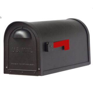 Special Lite Classic Curbside Post Mount Mailbox Matte Black