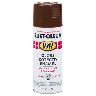 Rustoleum Stops Rust Leather Brown Protective Enamel Spray