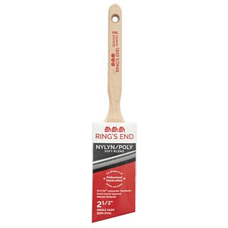 Ring's End 2-1/2 in. Semi-Oval Angle Sash, Nylyn/Poly Brush, Soft Blend